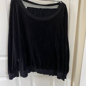 Velour pants and top